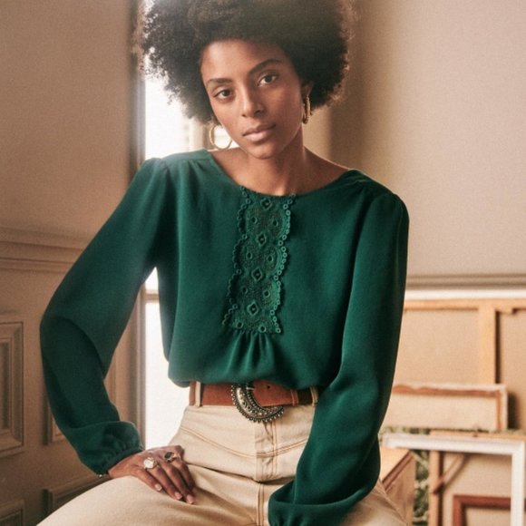 Sezane Tops - Sezane Ivy Blouse NWOT
